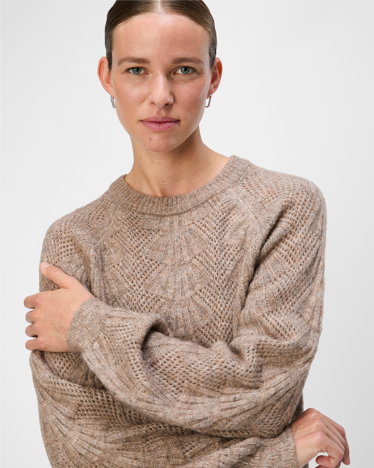OBJFlora Strikket Pullover
